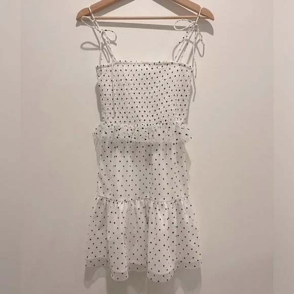 Lovers + Friends Blakeley Polka Dot Spaghetti Strap Dress Size XXS - Picture 4 of 9